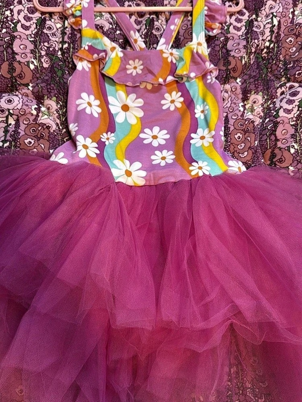 Bums and Roses Tulle Dress